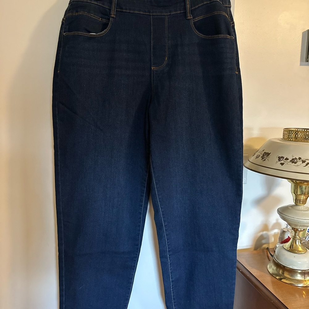 TIME AND TRUE pull on stretch denim